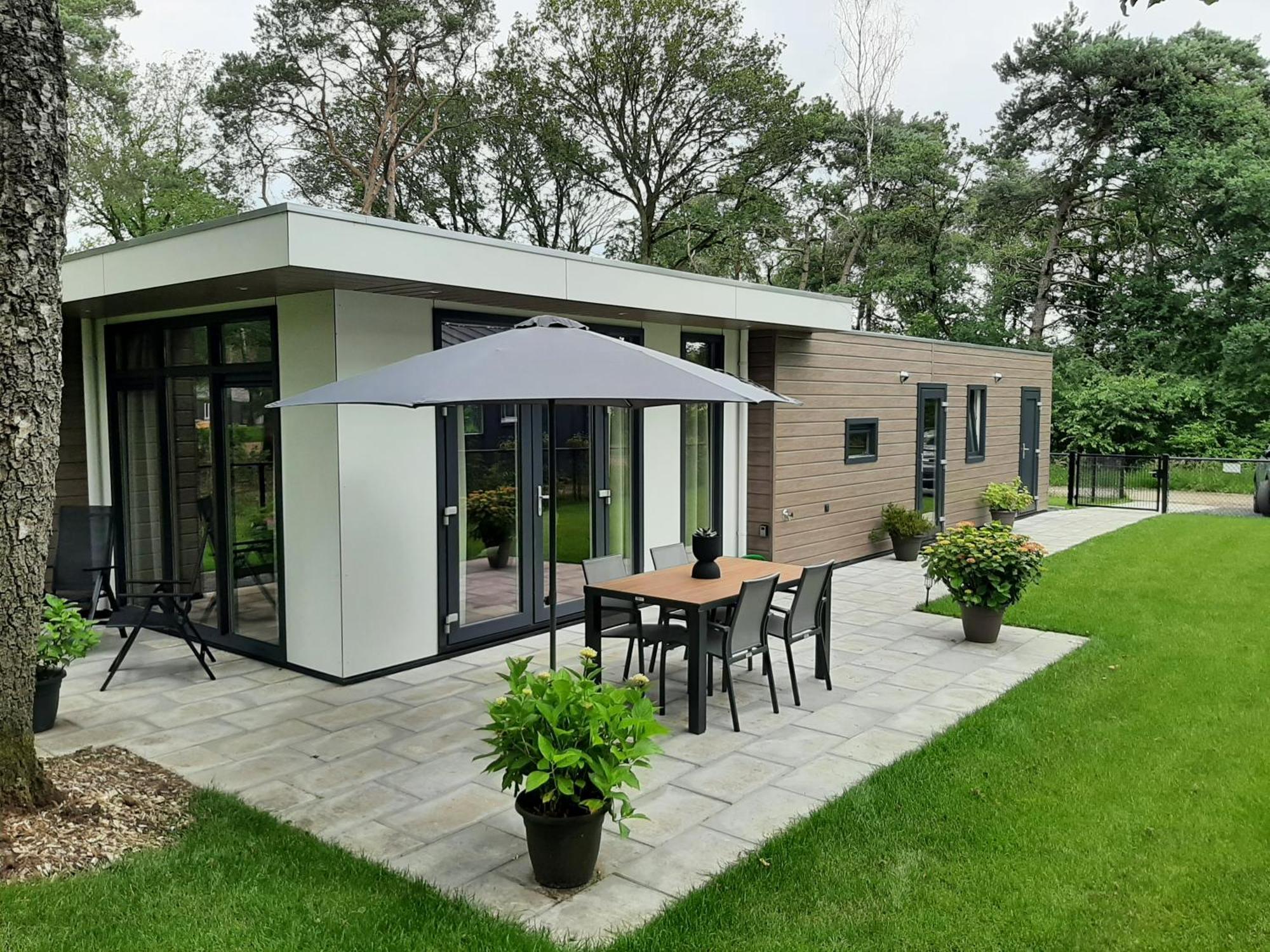 Boshuisje Het Groene Hert Haarle Exterior foto