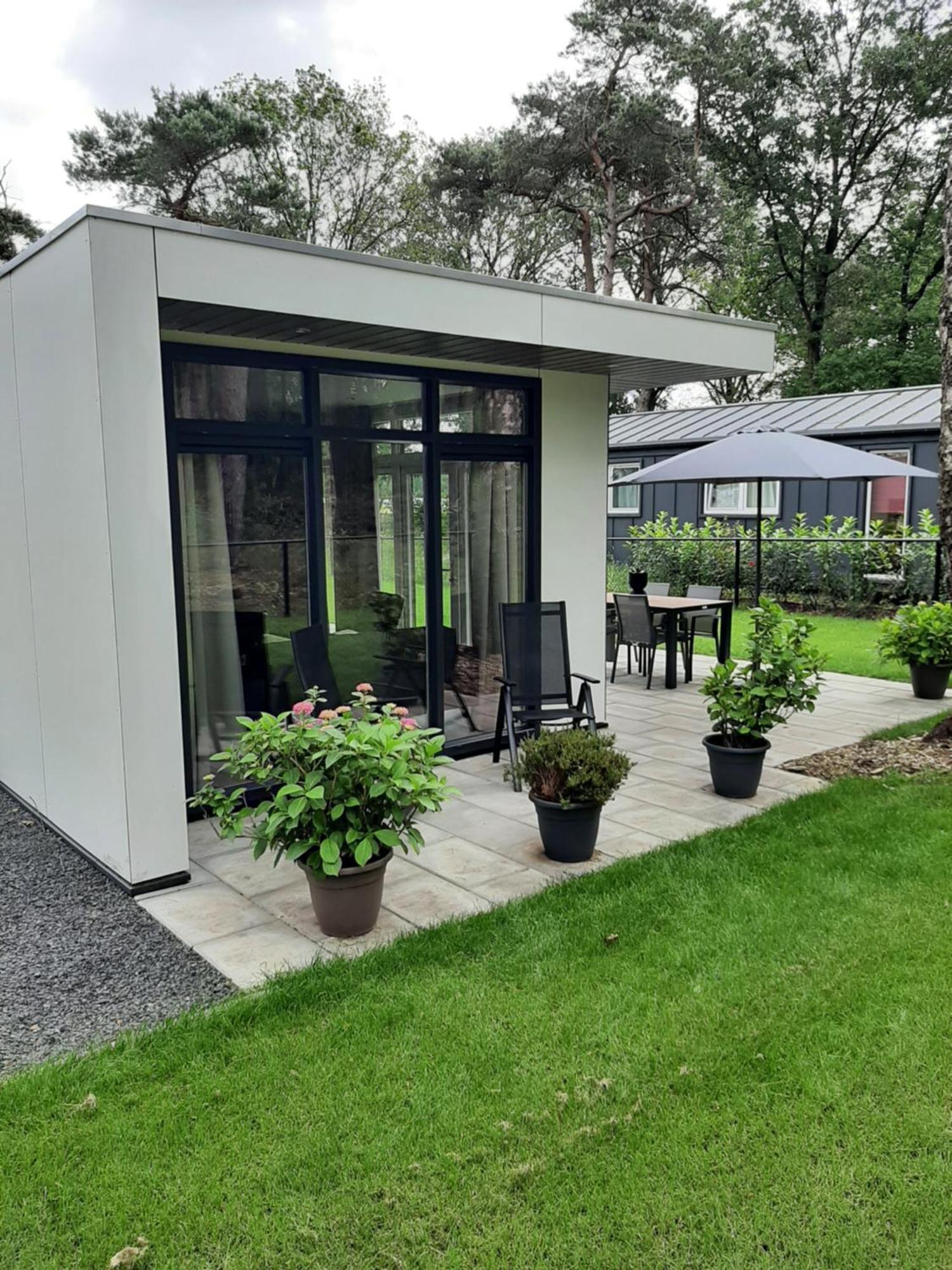 Boshuisje Het Groene Hert Haarle Exterior foto