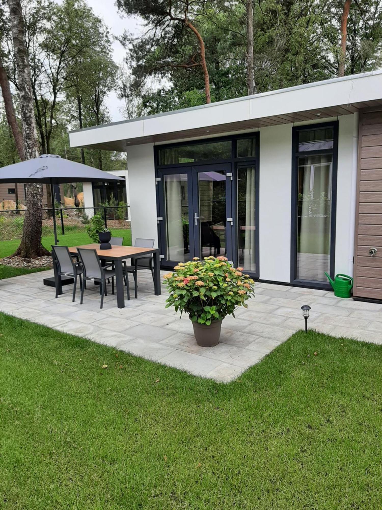Boshuisje Het Groene Hert Haarle Exterior foto